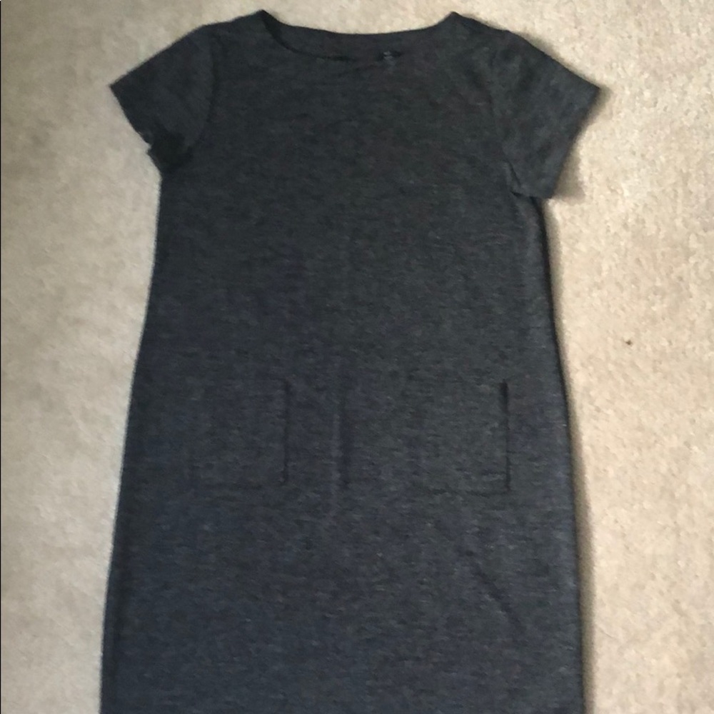 Charcoal dress with pockets